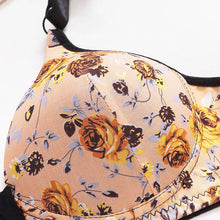 Last inn bildet i Galleri-visningsprogrammet, Blomsterprint Push-up Bh med Front-lukking
