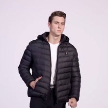Last inn bildet i Galleri-visningsprogrammet, Unisex oppvarmet pufferjakke
