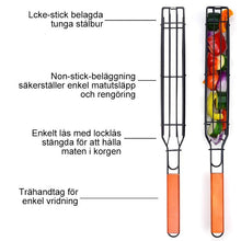 Last inn bildet i Galleri-visningsprogrammet, Gjenbrukbare Kabob Grillkurver