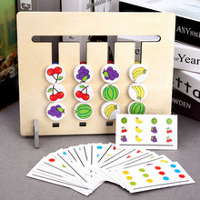 Last inn bildet i Galleri-visningsprogrammet, Wooden 2-Sided Sliding Logic Puzzle