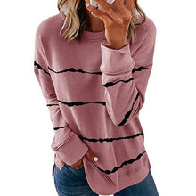 Last inn bildet i Galleri-visningsprogrammet, Kvinner Casual Stripe Pullover