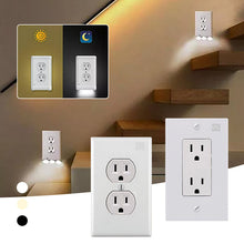 Last inn bildet i Galleri-visningsprogrammet, Outlet Wall Plate With Night Lights