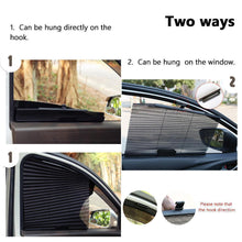 Last inn bildet i Galleri-visningsprogrammet, Car Window Sun Shade Curtain With 3M Adhesive, Black