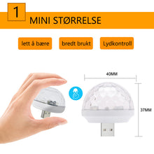 Last inn bildet i Galleri-visningsprogrammet, USB Mini Soppformet Lys