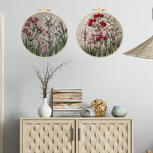 Last inn bildet i Galleri-visningsprogrammet, Blomstersett for broderibøyler for nybegynnere