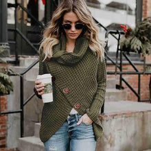 Last inn bildet i Galleri-visningsprogrammet, Irregular Ladies High Collar Sweater