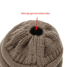 Last inn bildet i Galleri-visningsprogrammet, Mykstrikk hestehale-lue