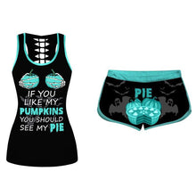 Last inn bildet i Galleri-visningsprogrammet, 🎃1 sett Halloween gresskarsinglet og shorts