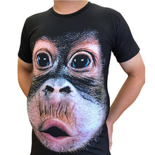 Last inn bildet i Galleri-visningsprogrammet, Morsom Gorilla 3D T-skjorte
