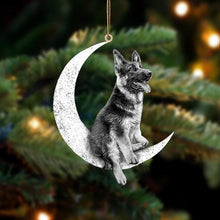 Last inn bildet i Galleri-visningsprogrammet, Sitt på månen - tosidig ornament