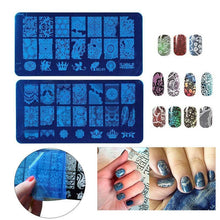 Last inn bildet i Galleri-visningsprogrammet, Nail Art Stemplingssett