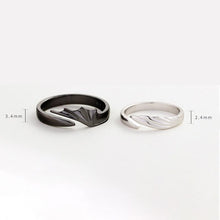 Last inn bildet i Galleri-visningsprogrammet, Angel and demon couple rings