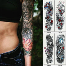 Last inn bildet i Galleri-visningsprogrammet, Full Arm sleeve Tattoo Waterproof temporary tattoo Sticker