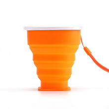 Last inn bildet i Galleri-visningsprogrammet, Saker Silikon Folding Camping Cup med lokk