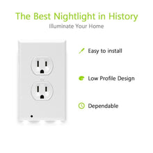 Last inn bildet i Galleri-visningsprogrammet, Outlet Wall Plate With Night Lights