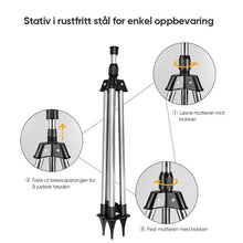 Last inn bildet i Galleri-visningsprogrammet, Roterende stativ sprinkler