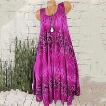 Last inn bildet i Galleri-visningsprogrammet, Summer Beach Bohemia Print Sleeveless Dress