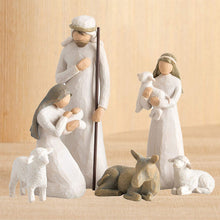 Last inn bildet i Galleri-visningsprogrammet, Willow Tree Nativity Figurines 6 PCs Resin Easter Ornament