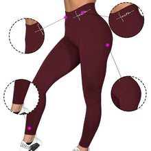 Last inn bildet i Galleri-visningsprogrammet, Stretchy ensfarget sporty leggings