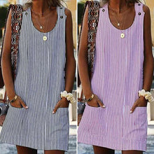 Last inn bildet i Galleri-visningsprogrammet, Striped pocket dress