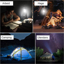 Last inn bildet i Galleri-visningsprogrammet, Utendørs LED campinglys med vifte
