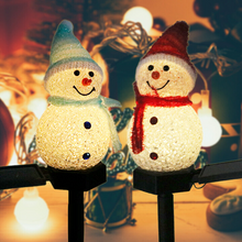 Last inn bildet i Galleri-visningsprogrammet, Vanntett Solar Snowman lampe