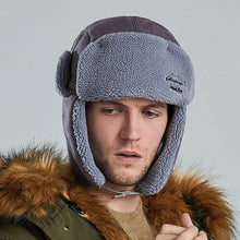 Last inn bildet i Galleri-visningsprogrammet, Winter Trapper Hat for Men Cap with Ear Flaps