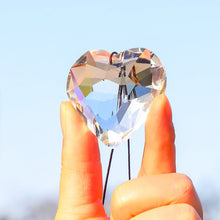 Last inn bildet i Galleri-visningsprogrammet, Hengende hjerte Suncatcher Prisme Crafts