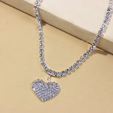Last inn bildet i Galleri-visningsprogrammet, Fashion Heart Rhinestone Anklets