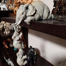 Last inn bildet i Galleri-visningsprogrammet, Elefant barnepike håndmalte figurer