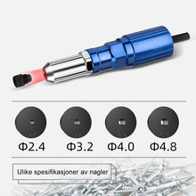 Last inn bildet i Galleri-visningsprogrammet, Naglepistol Boremaskin Adapter