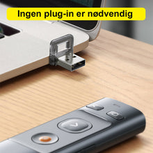 Last inn bildet i Galleri-visningsprogrammet, Trådløs presentasjonsfjernkontroll med laserpeker