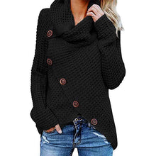 Last inn bildet i Galleri-visningsprogrammet, Irregular Ladies High Collar Sweater