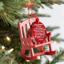 Last inn bildet i Galleri-visningsprogrammet, Jul i himmelen gyngestol ornament