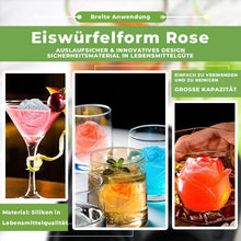 Last inn bildet i Galleri-visningsprogrammet, Rosen-Eiswürfelform mit 4 Fächern