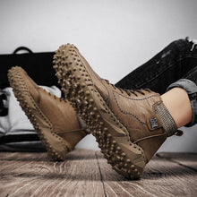Last inn bildet i Galleri-visningsprogrammet, Menn Retro sklisikre uformelle ankelboots