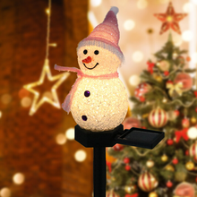 Last inn bildet i Galleri-visningsprogrammet, Vanntett Solar Snowman lampe