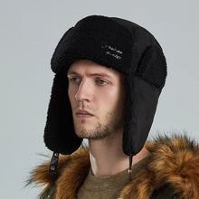 Last inn bildet i Galleri-visningsprogrammet, Winter Trapper Hat for Men Cap with Ear Flaps