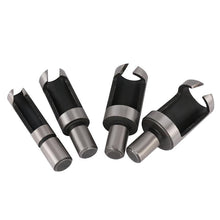 Last inn bildet i Galleri-visningsprogrammet, 8 stk karbon stål plugg kutter drill bit sett (1 / 4 '' , 3 / 8 '' , 1 / 2 '' , 5 / 8 '')