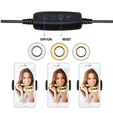 Last inn bildet i Galleri-visningsprogrammet, Selfie Ring Light with Cell Phone Holder Stand