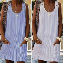 Last inn bildet i Galleri-visningsprogrammet, Striped pocket dress