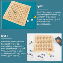 Last inn bildet i Galleri-visningsprogrammet, Brettspill multiplikasjon og addisjon
