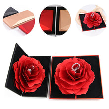 Last inn bildet i Galleri-visningsprogrammet, Ringboks med 3D Rose i papir