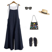 Last inn bildet i Galleri-visningsprogrammet, Women Casual Loose Solid Tank Jumpsuit