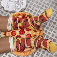 Last inn bildet i Galleri-visningsprogrammet, 4 par kreativ pizzasokker i pizzaboks