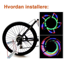 Last inn bildet i Galleri-visningsprogrammet, 3D sykkel eiker LED-lys