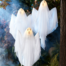 Last inn bildet i Galleri-visningsprogrammet, Halloween dekorasjon LED-lys hengende spøkelser