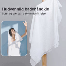 Last inn bildet i Galleri-visningsprogrammet, Engangs badehåndkle i komprimert bomull