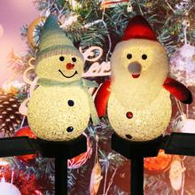 Last inn bildet i Galleri-visningsprogrammet, Vanntett Solar Snowman lampe