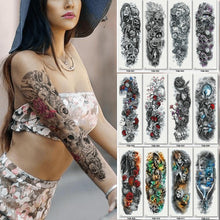 Last inn bildet i Galleri-visningsprogrammet, Full Arm sleeve Tattoo Waterproof temporary tattoo Sticker